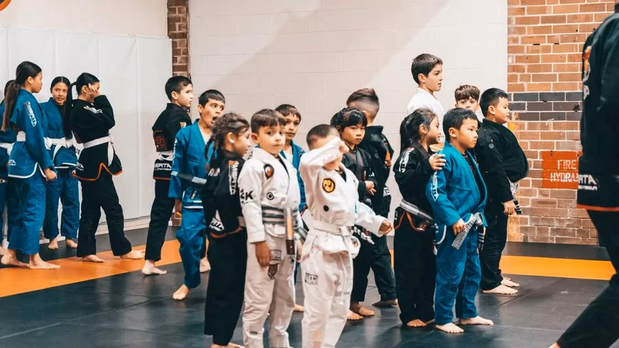 Kids BJJ at High Rollers Sydney